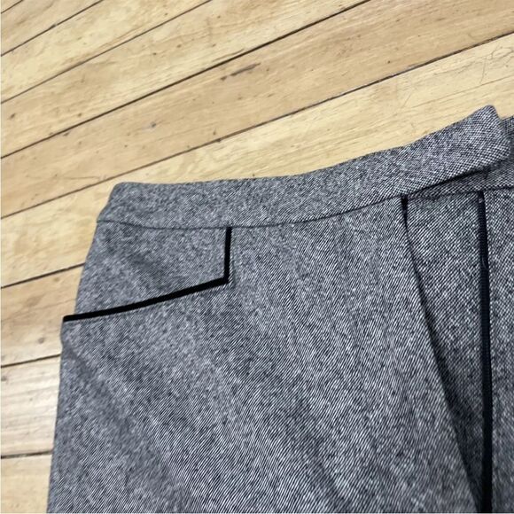 ANN TAYLOR Stretch Gray Wool Tweed Dress Pants Womens 6 Pro Office Career VTG 6 - Picture 15 of 16